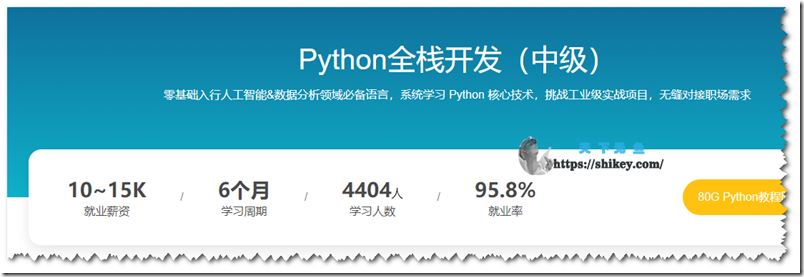 《路飞学城 新版 Python全栈开发（中级） 140GB》