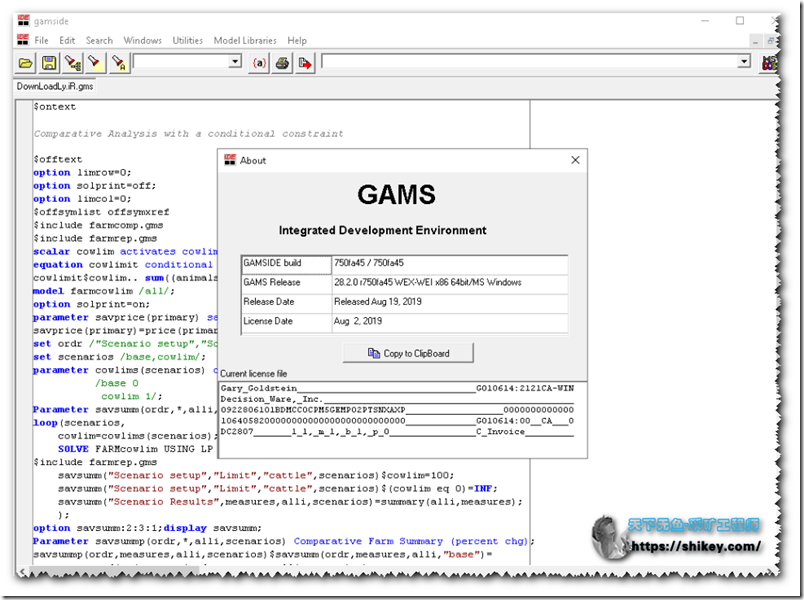 《GAMS 28.2.0 x64高级数学建模软件》