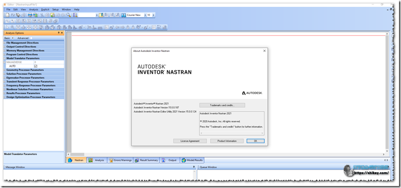 《Autodesk Inventor Nastran 2021 full cracked 破解版下载》