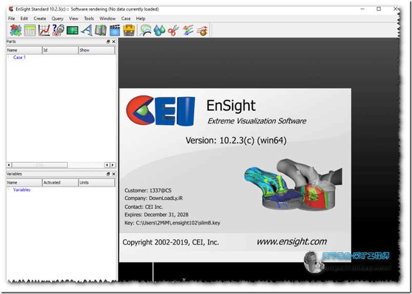 《CEI EnSight Gold 10.2.3c流体动力学数据处理软件Windows / Linux下载》