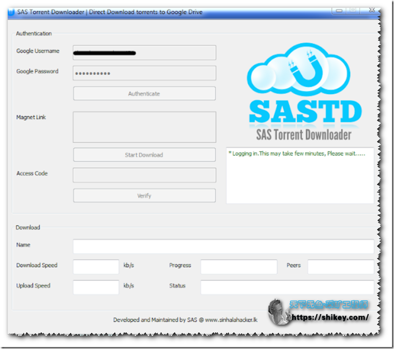 《利用SASTD将Torrent直接下载到Google云端硬盘》