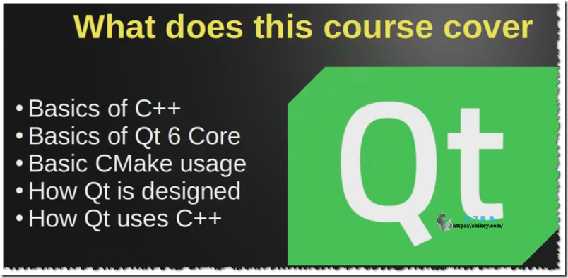 《QT C++6.0从入门到精通（带中文字幕）》
