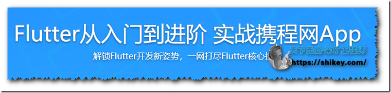 《Flutter从入门到进阶实战携程网App完结|百度云下载》
